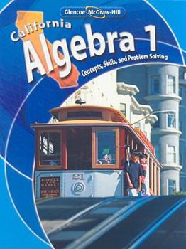 Hardcover California Algebra: Concepts, Skills, and Problem Solving Book