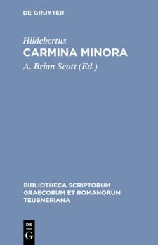Hardcover Carmina Minora [Latin] Book