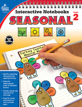 Paperback Interactive Notebooks Seasonal, Grade 2 Book