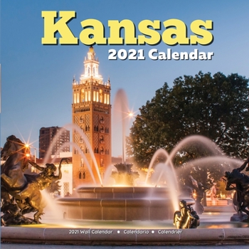 Paperback Kansas 2021 Calendar: Souvenir Gifts Book