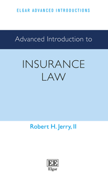 Hardcover Advanced Introduction to Insurance Law Book