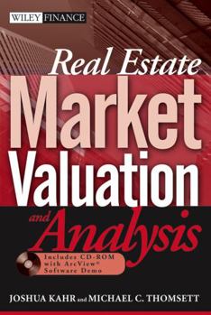 Hardcover Real Estate Market Valuation and Analysis Book
