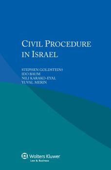 Paperback Civil Procedure in Israel Book