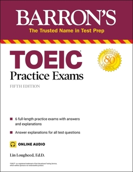 Paperback Toeic Practice Exams (with Online Audio) Book