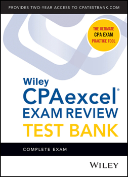 Paperback Wiley's CPA 2022 Test Bank: Complete Exam (2-Year Access) Book