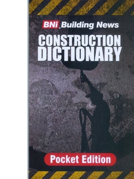 Paperback Construction Dictionary - Pocket Ed Book