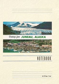 Paperback Vintage Lined Notebook Greetings from Juneau Book