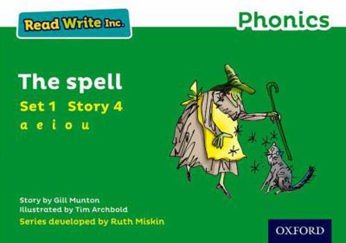 Paperback Read Write Inc. Phonics: Green Set 1 Storybook 4 The Spell Book