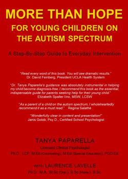 Paperback More Than Hope, for Young Children on the Autism Spectrum Book