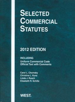 Paperback Selected Commercial Statutes, 2012 Book