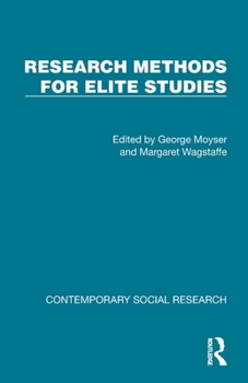 Paperback Research Methods for Elite Studies Book