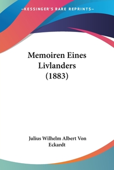 Paperback Memoiren Eines Livlanders (1883) Book