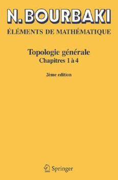 Paperback Topologie Générale: Chapitres 1 À 4 [French] Book