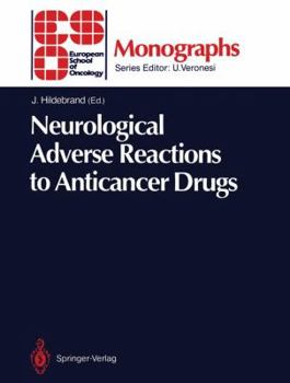 Paperback Neurological Adverse Reactions to Anticancer Drugs Book