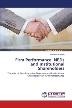 Paperback Firm Performance: NEDs and Institutional Shareholders Book
