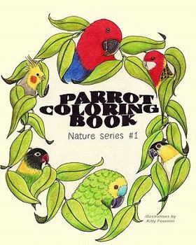 Paperback Parrot Coloring Book: Nature Series Book
