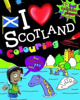 Paperback I Love Scotland Colouring Book