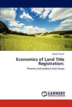 Paperback Economics of Land Title Registration Book