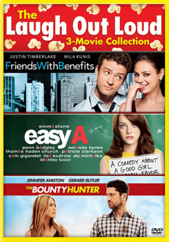 DVD The Bounty Hunter / Easy A / Friends with Benefits Book