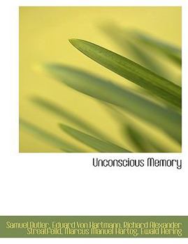 Paperback Unconscious Memory [Large Print] Book