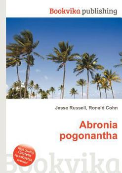 Paperback Abronia Pogonantha Book