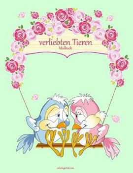 Paperback Malbuch mit verliebten Tieren 1 [German] Book