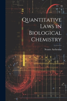 Paperback Quantitative Laws in Biological Chemistry Book