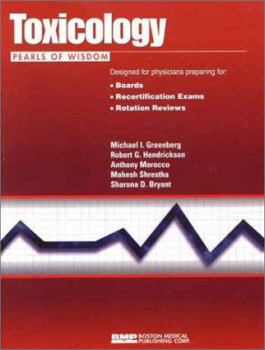 Paperback Toxicology: Pearls of Wisdom Book