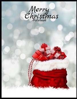 Paperback Merry Christmas - Notebook: Blank Lined Notebook / Journal / Diary -Cute Merry Christmas Notebook 100 PAGE X8.5x11in Book