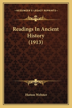 Paperback Readings In Ancient History (1913) Book