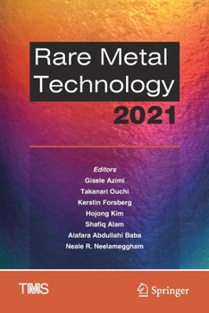Paperback Rare Metal Technology 2021 Book