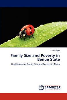 Paperback Family Size and Poverty in Benue State Book