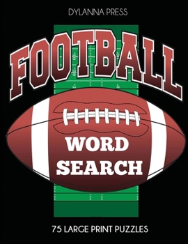 Paperback Football Word Search [Large Print] Book