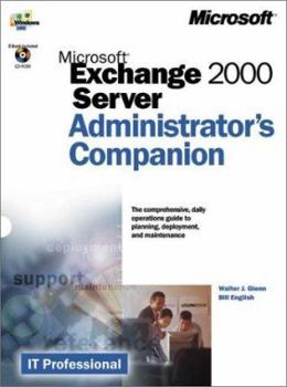 Paperback Microsoft Exchange 2000 Server Administrator's Companion [With CDROM] Book