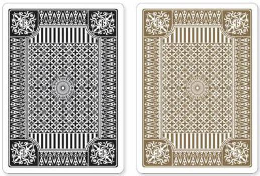 Misc. Black and Gold Premium Playing Cards, Two Standard Decks Book