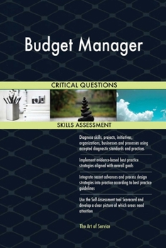 Paperback Budget Manager Critical Questions Skills Assessment Book