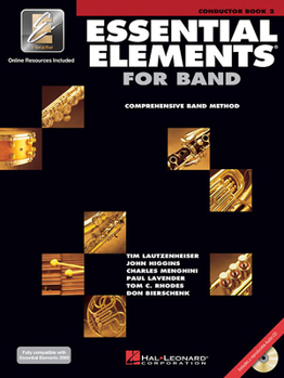 Spiral-bound Essential Elements for Band - Book 2 with Eei: Conductor Score [With CD (Audio)] Book