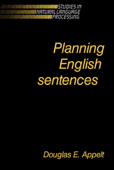 Planning English Sentences - Book  of the Studies in Natural Language Processing