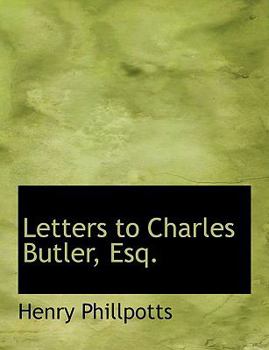 Paperback Letters to Charles Butler, Esq. Book