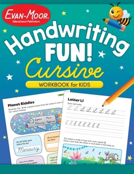 Paperback Handwriting Fun! Cursive, Grade K - 6 Workbook Book