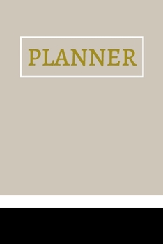 Paperback Planner: Weekly Monthly Planner - Take notes - 2020 Book