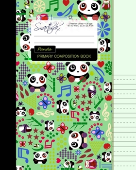 Paperback Primary Composition Book: Creative Writing / Handwriting Journal [ D'Nealian Ruled * Large Notebook * Times Tables * Pandas, Butterflies & Owls Book