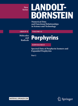 Hardcover Porphyrins - Spectral Data of Porphyrin Isomers and Expanded Porphyrins Book