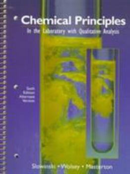 Paperback Chemical Principles in the Laboratory with Qualitative Analysis Book