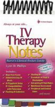 Paperback IV Therapy Notes Book