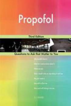 Paperback Propofol; Third Edition Book
