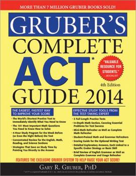 Paperback Gruber's Complete ACT Guide 2014 Book