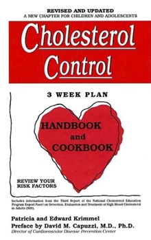 Paperback Cholesterol Control 3-Week Plan Handbook and Cookbook Book