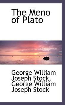 Paperback The Meno of Plato Book