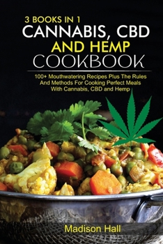 Paperback 3 Books in 1: Cannabis, CBD and Hemp Cookbook Book